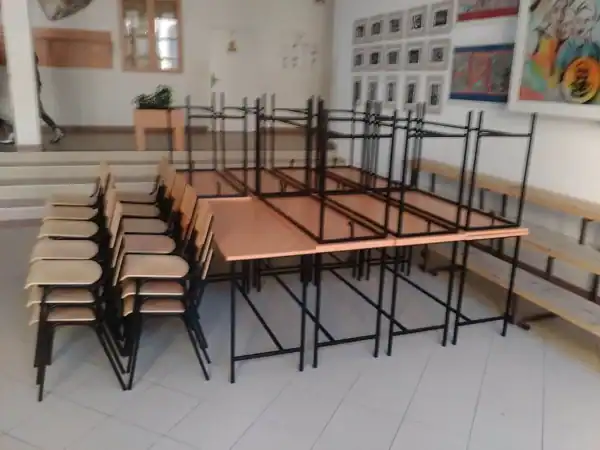 Školska klupa bez police K1 – atest