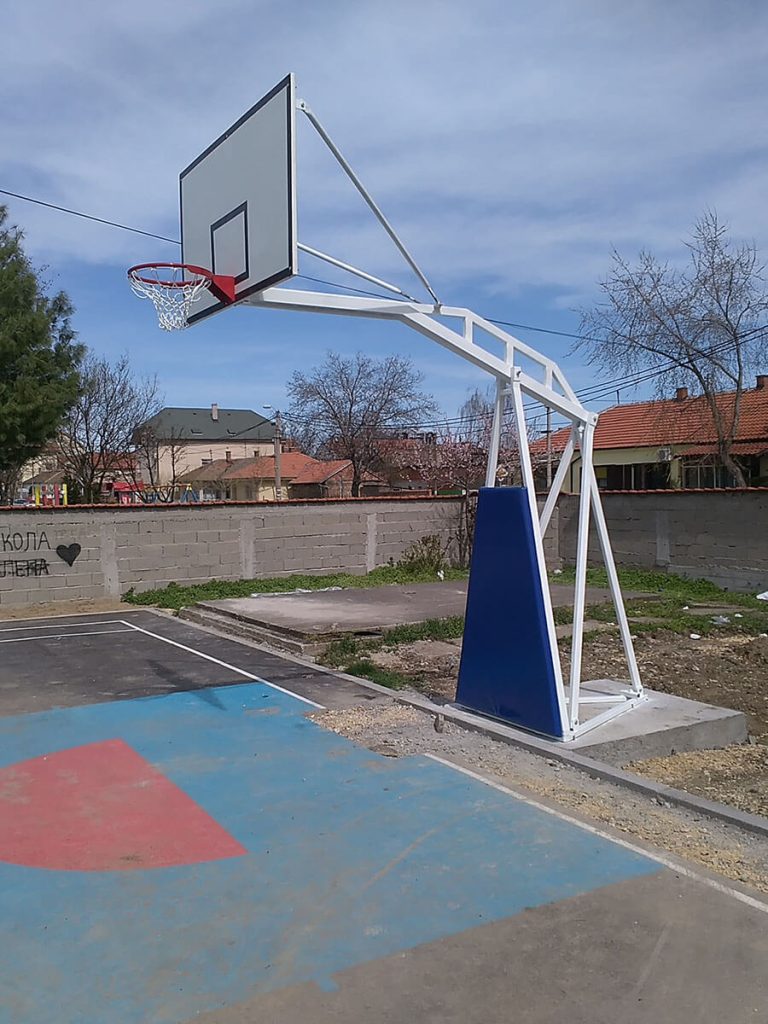 Postavljanje košarkaških konstrukcija TK1 Sportski centar Požarevac